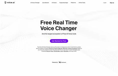 Voice Ai 免费实时语音变声工具